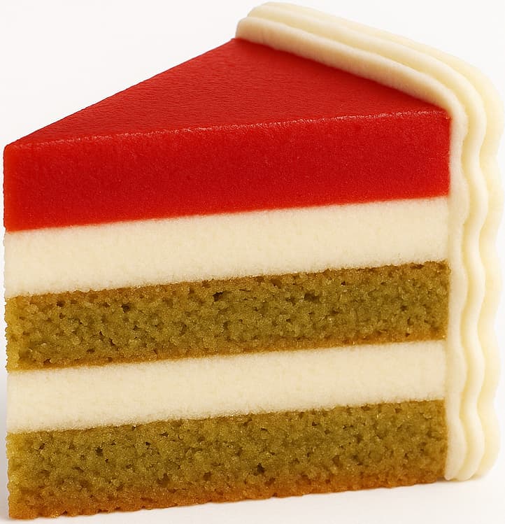 Sublimmme Felie de tort vegan cu matcha si capsuni