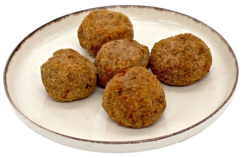 Chicken meatballs with herbs and cheese