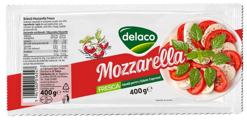 Delaco Mozzarella Fresca Caprese