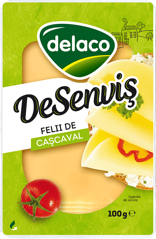 Delaco Desenvis cascaval felii