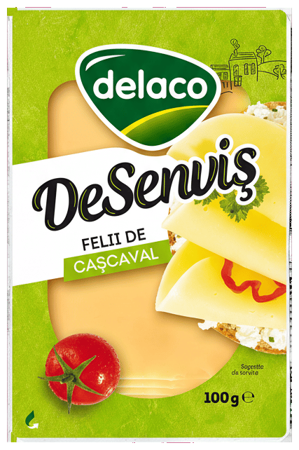 Delaco Desenvis cascaval felii