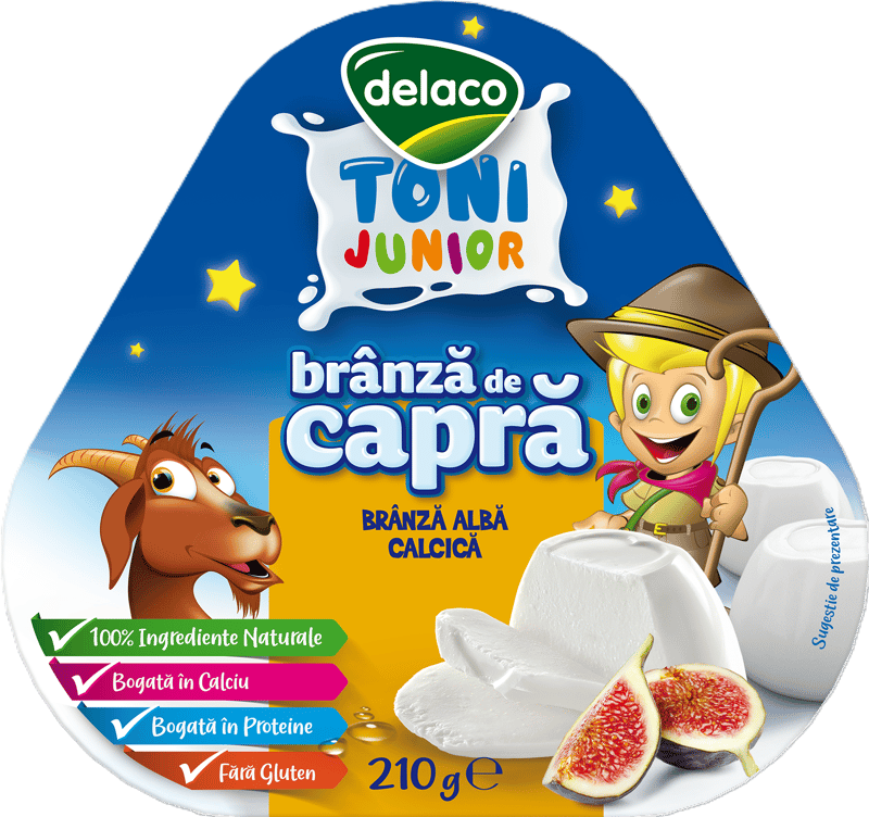 Delaco Junior Branza calcica de capra
