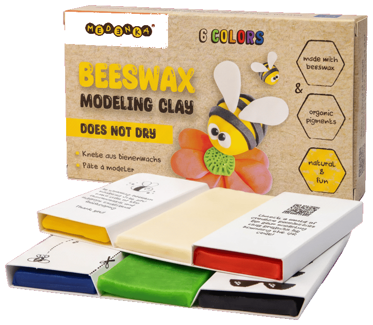 Medenka Natural Beeswax Plasticine