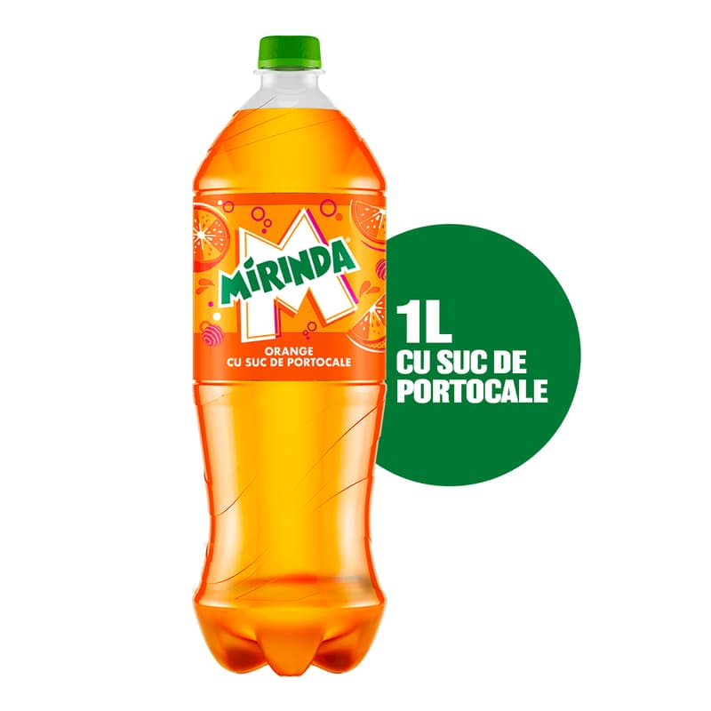 Mirinda Carbonated drink with orange flavor pet