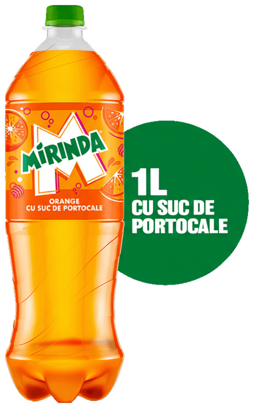 Mirinda Carbonated drink with orange flavor pet