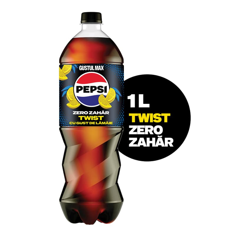 Pepsi Twist Zero Zahar Bautura racoritoare carbogazoasa pet