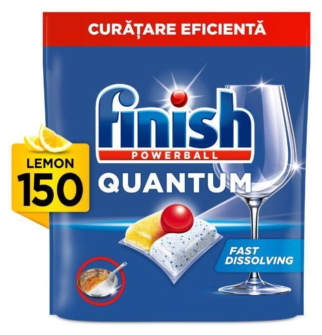 Finish Quantum Lemon Tablets, 150 Washes