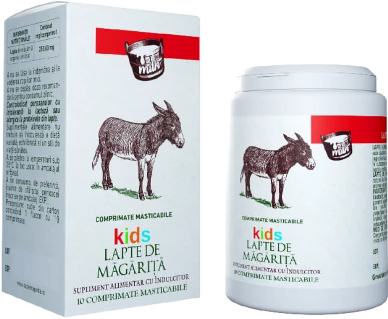 Sintofarm Capsule cu lapte de magarita pentru copii