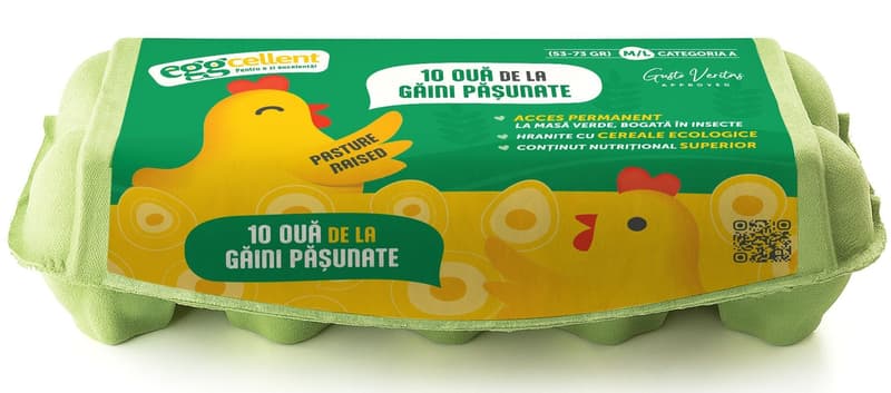 Eggcellent Oua de la gaini pasunate M-L
