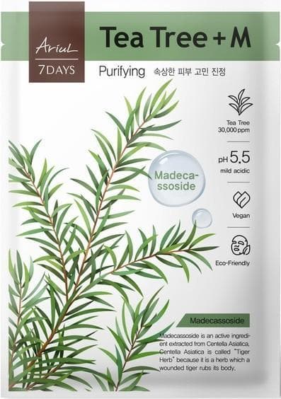 Ariul 7Days Plus Tea Tree + M Madecassoside, Masca purificare
