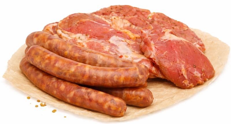 Zimbria Mix grill Pastrama din muschi evantai si carnati picanti de Mangalita