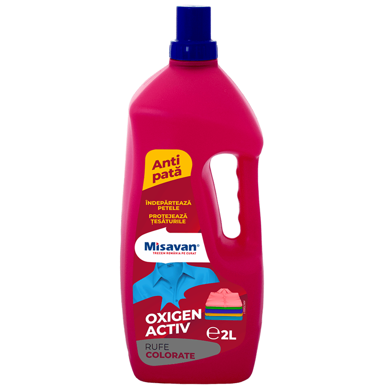 Misavan Oxigen Activ Rufe Color Solutie pentru Eliminarea Petelor