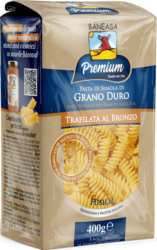 Baneasa Premium Fusilli grau dur al bronzo
