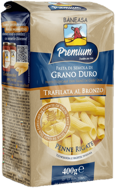 Baneasa Premium Penne rigate grau dur al bronzo