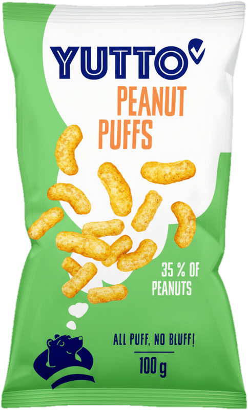 Yutto Peanut Flavored Puffs