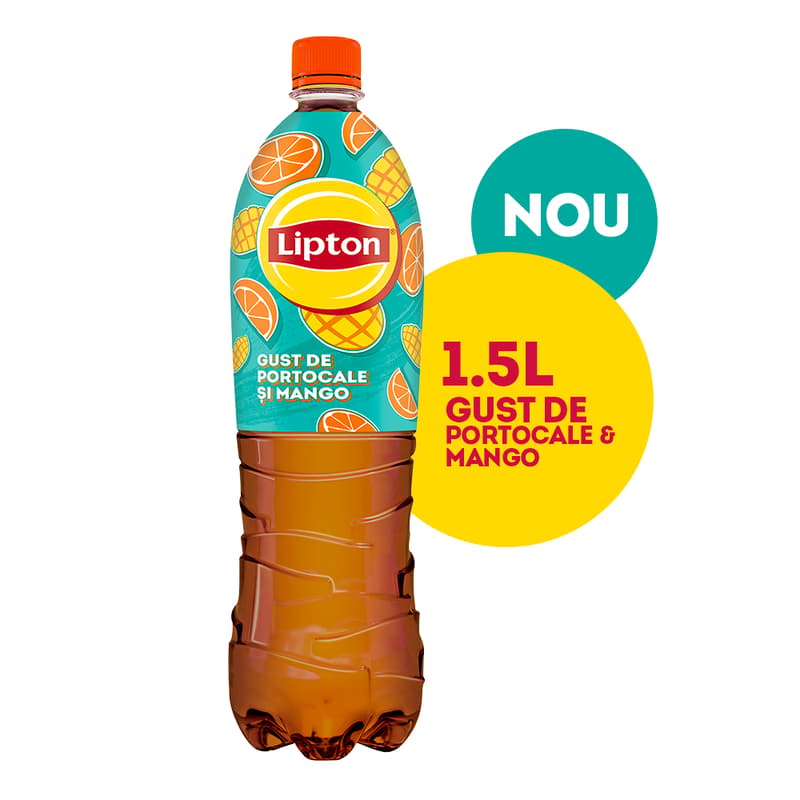 Lipton Ice Tea Portocale si Mango Bautura racoritoare necarbogazoasa pet