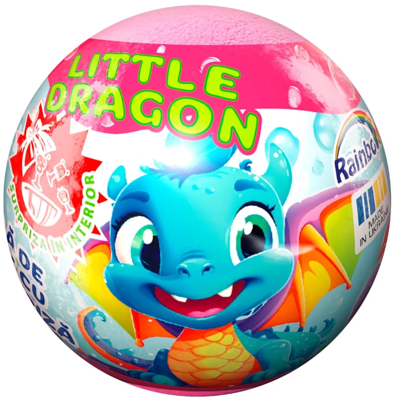 Crazy Bombs Kids Bath Ball "Litle Dragon with Surprise"