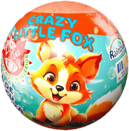 Crazy Bombs Kids Bila de baie "Crazy Little Fox cu Surpriza"