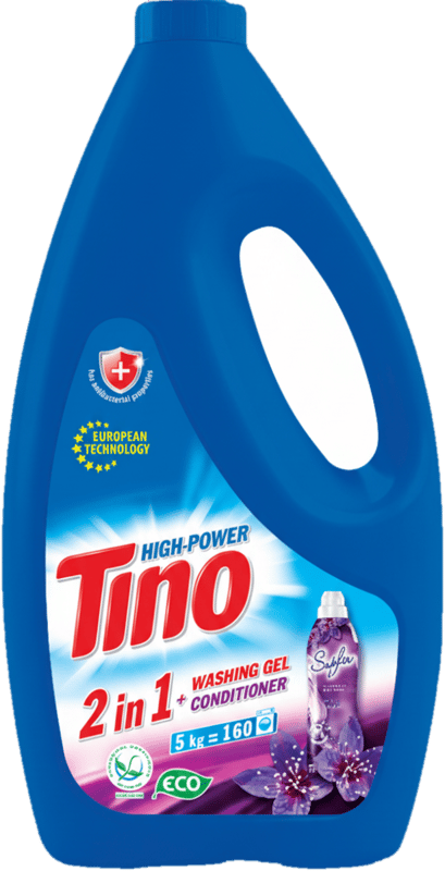 Tino High-Power Gel pentru rufe colorate si albe 2in1 cu balsam