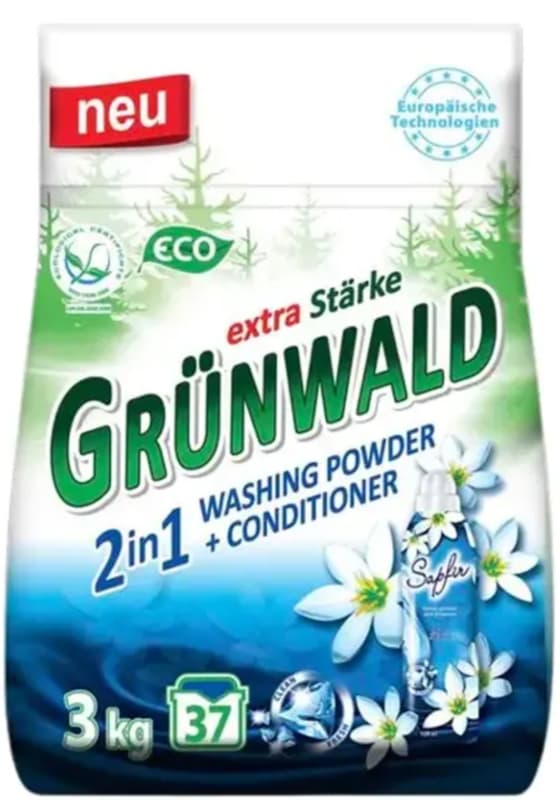 Grunwald Detergent pudra pentru rufe colorate si albe 2in1 cu balsam
