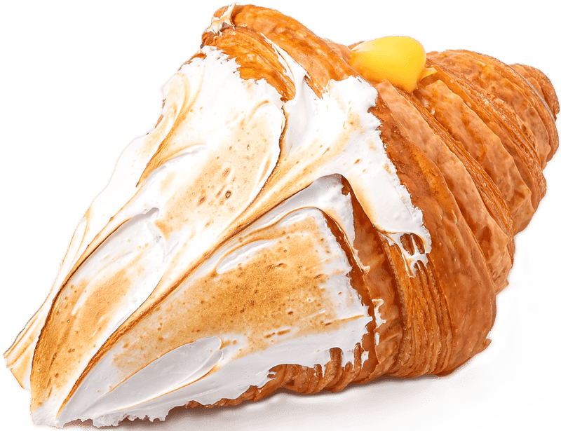 Le Chat Gourmand Croissant cu mango si fructul pasiunii