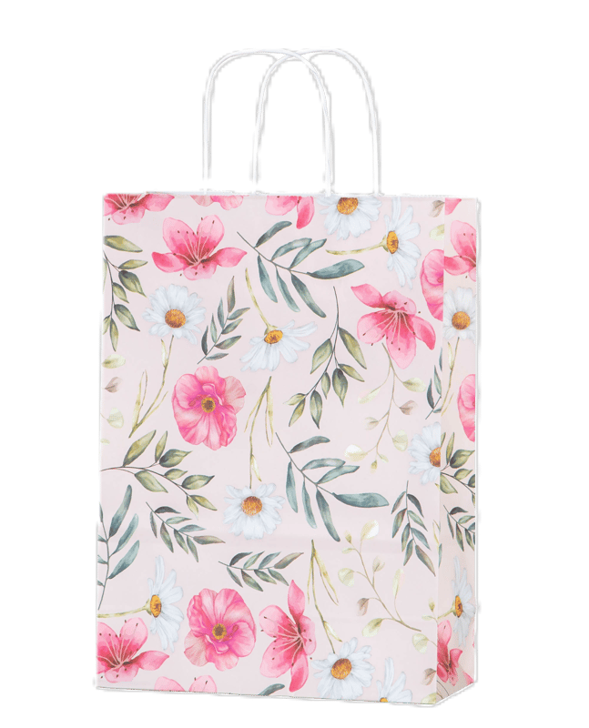 Small Kraft Floral Bag