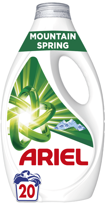 Ariel Mountain Spring Detergent lichid, 20 spalari