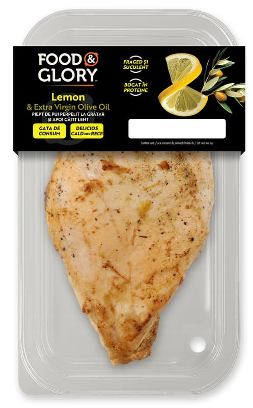 FOOD & GLORY Piept de pui cu lamaie si ulei de masline