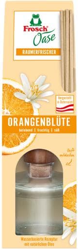 Frosch Eco Orange Essential Oils Reed Diffuser Air Freshener