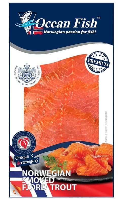 OCEAN FISH SMOKED SALMON TROUT FILLET