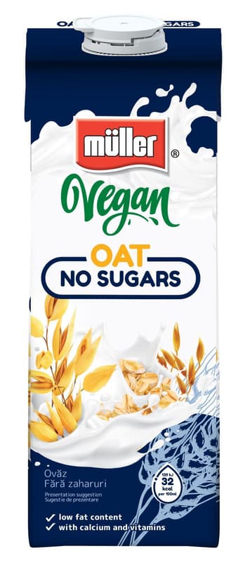 Muller Bautura vegana cu ovaz fara zaharuri