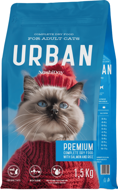 Urban Hrana uscata pentru pisica adult cu somon si orez
