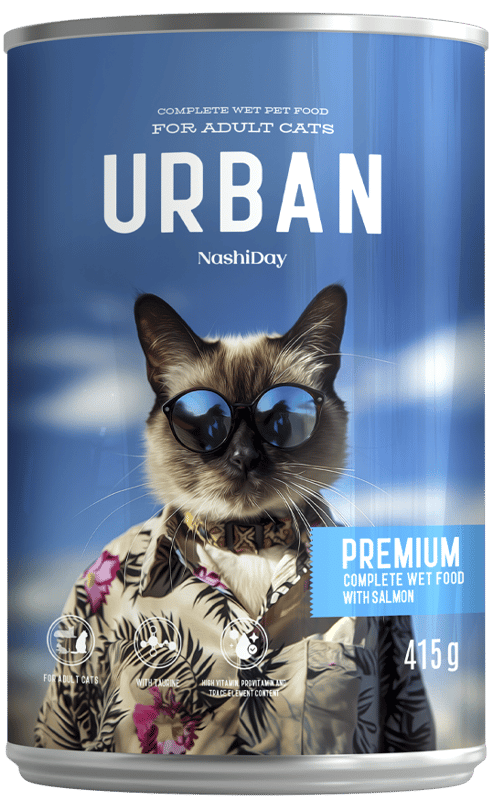 Urban Conserva pentru pisici cu somon