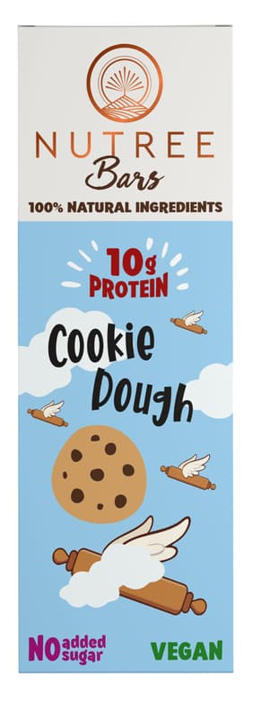 Nutree Baton proteic raw vegan Cookie Dough fara gluten