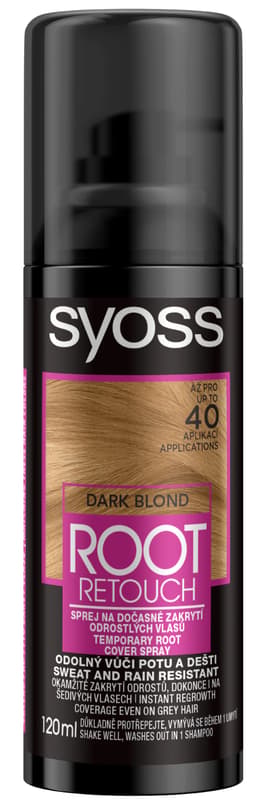 Syoss Spray pentru vopsire temporara a radacinilor, blond inchis