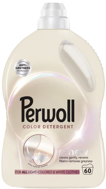 Perwoll Renew Light White Detergent de rufe, 60 spalari