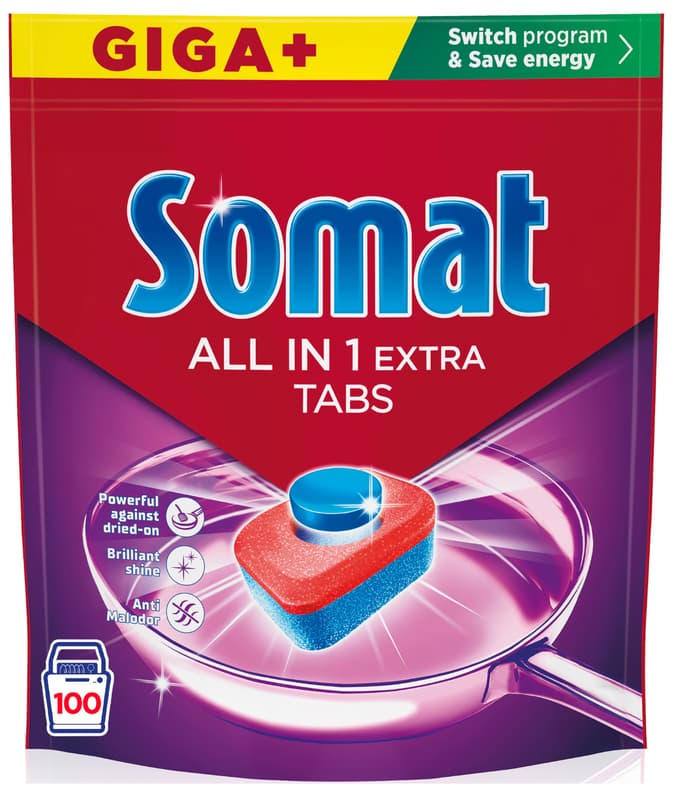 Somat All in One Extra Detergent capsule pentru masina de spalat vase