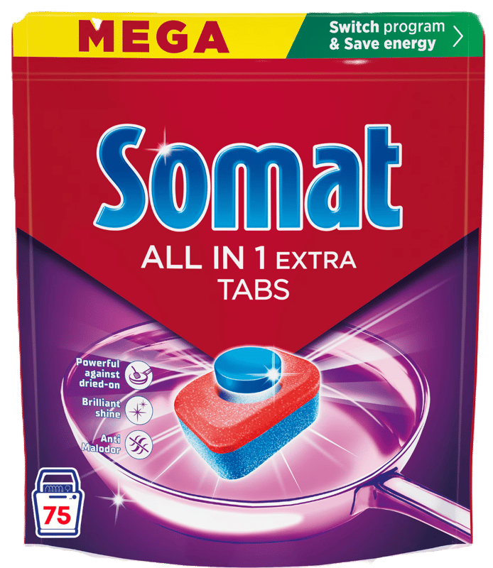 Somat All in One Extra Detergent capsule pentru masina de spalat vase