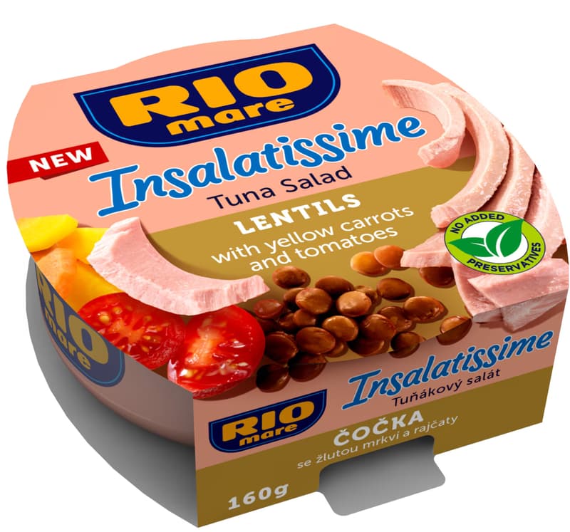 Rio Mare Insalatissime Salata de ton cu linte