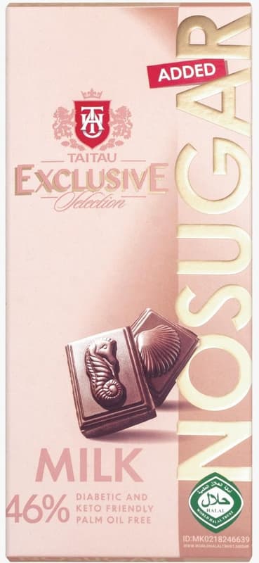 Exclusiv Ciocolata cu lapte 46% cacao fara zahar