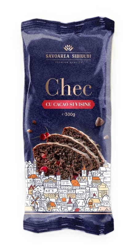 Savoarea Sibiului Chec cu cacao si visine