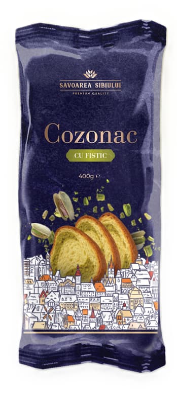 Savoarea Sibiului Cozonac cu fistic