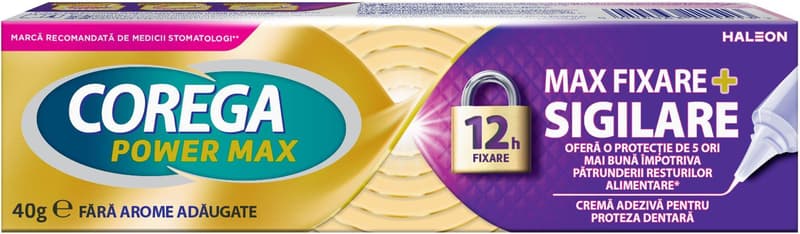 Corega Max Fixation + Sealing Adhesive Cream for Dentures