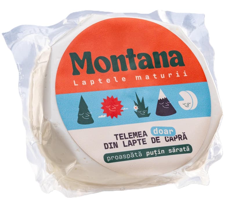 Montana Laptele Naturii Telemea proaspata putin sarata de capra