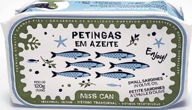MissCan Sardine mini in ulei de masline, produse artizanal