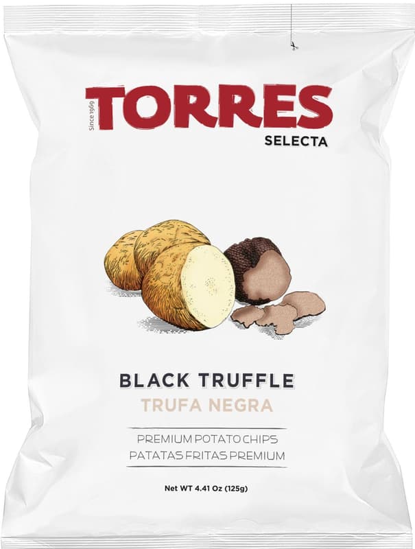 Torres Chipsuri premium de cartofi cu trufe negre de vara