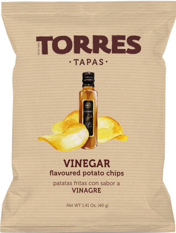 Torres Chipsuri premium de cartofi cu sare si otet