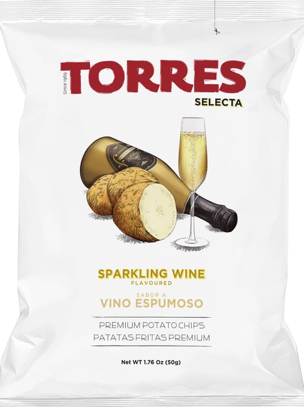 Torres Chipsuri premium de cartofi cu aromă de vin spumant
