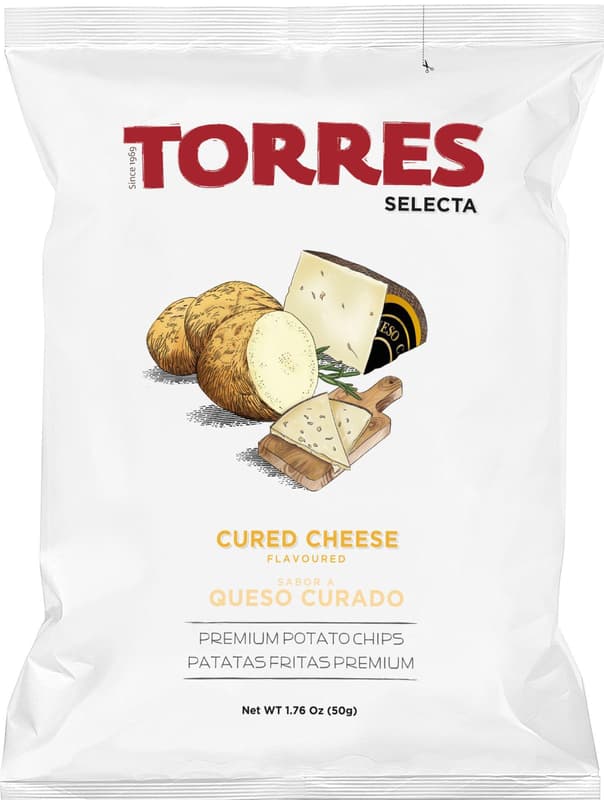 Torres Chipsuri premium de cartofi cu aromă de brânză maturată