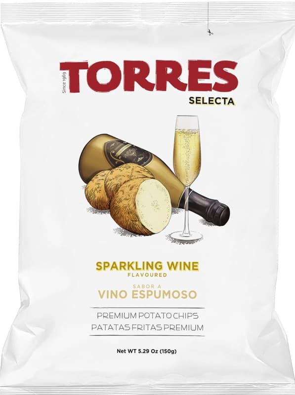 Torres Chipsuri premium de cartofi cu aromă de vin spumant
